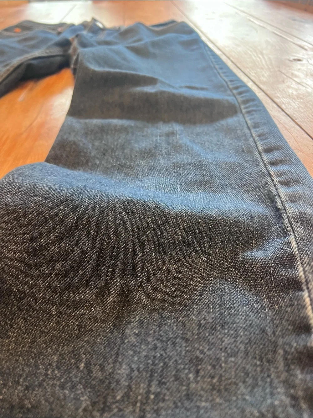 Levi's Men’s Blue Dark Wash Denim Jeans Straight Fit Mid Rise Streetwear 31/30